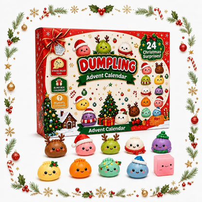 Dumpling Squishy Advent Calendar — 24 Days of Christmas Surprises